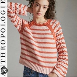 Anthropologie Maeve striped sweater